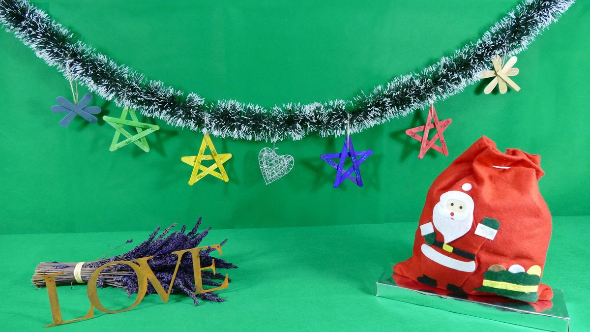 Cómo hacer estrellas con palos de helado