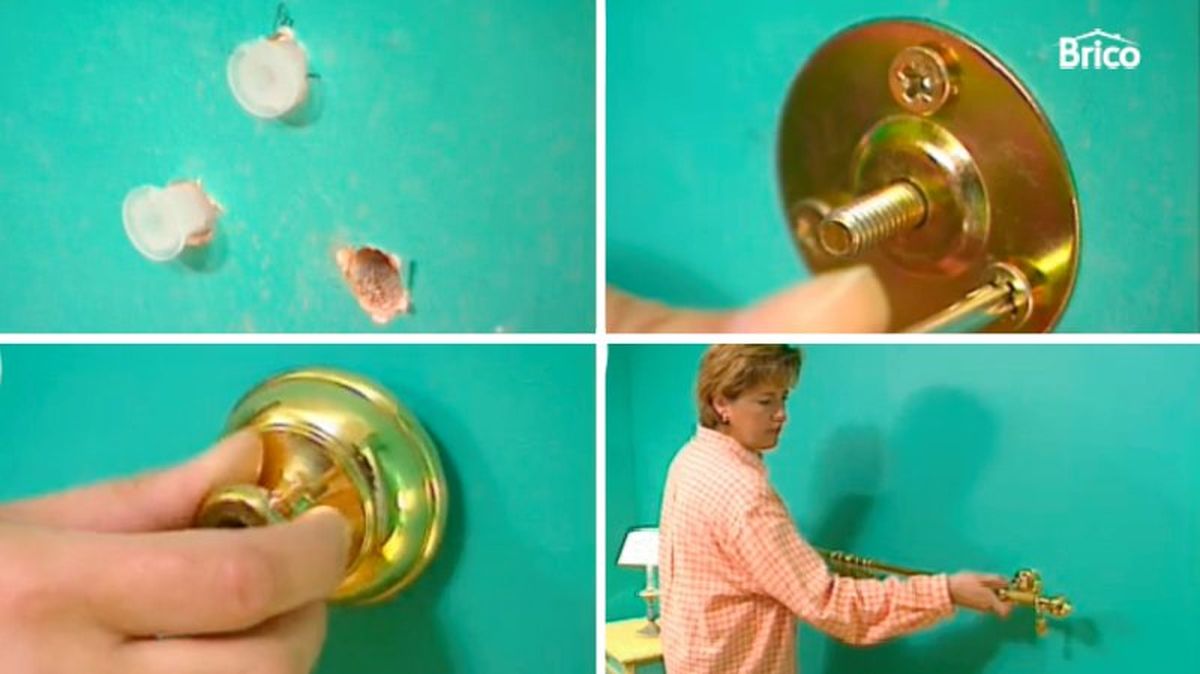 Fijar la barra a la pared