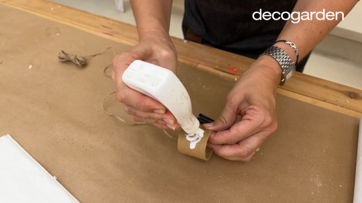 servilletero navidad carton parte 1