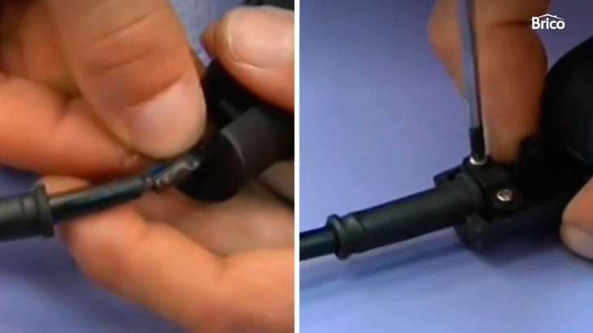 Forrar el cable de la plancha y montar la plancha