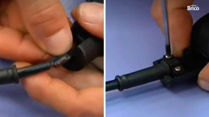 Forrar el cable de la plancha y montar la plancha