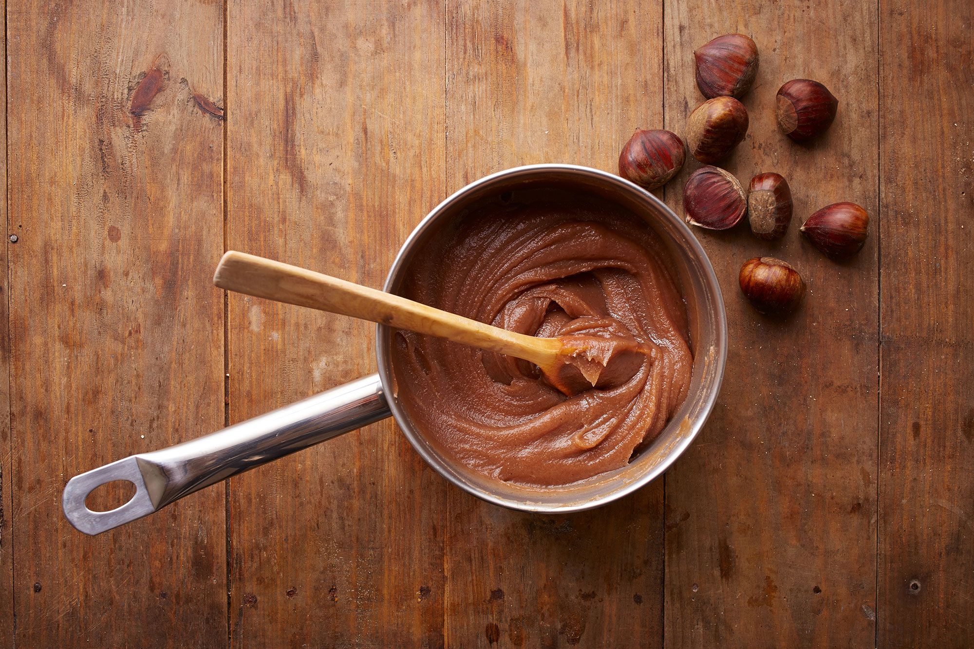 crema castanas dulce receta
