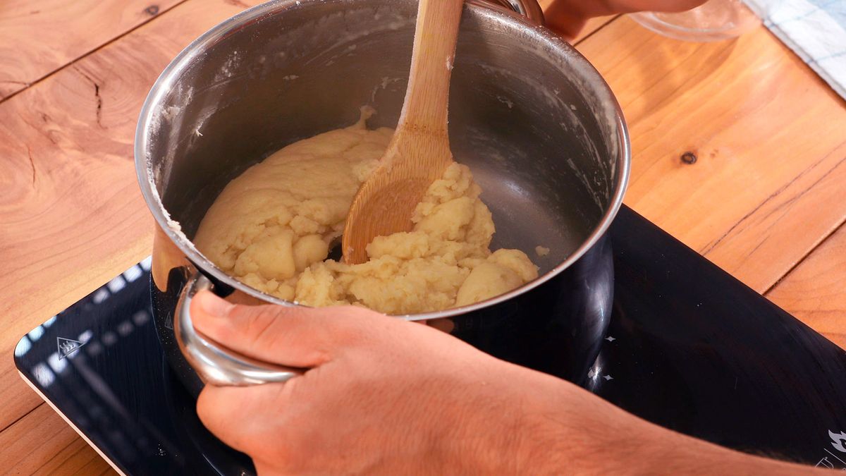 Buñuelos de bacalao   Paso 3