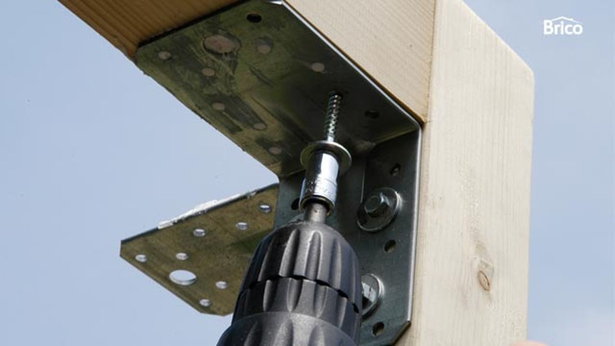 Construir un cenador paso 7