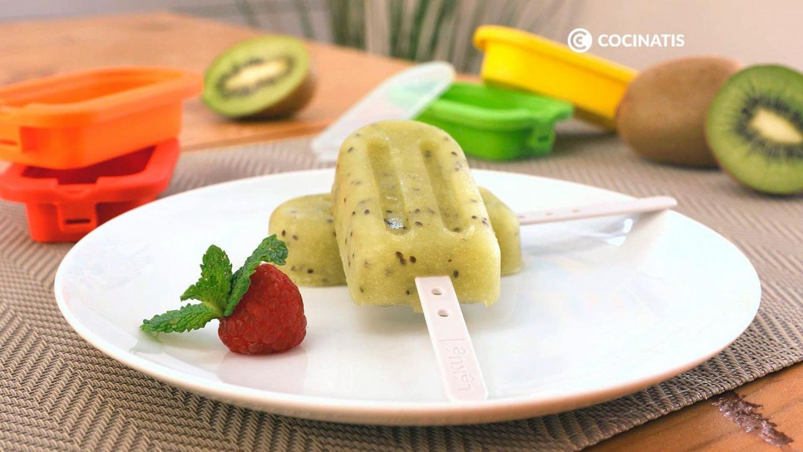 Receta de polos de kiwi y limón