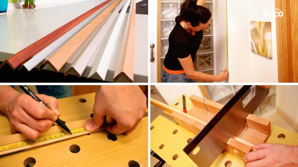 Pasos para proteger las esquinas de las paredes con cantoneras