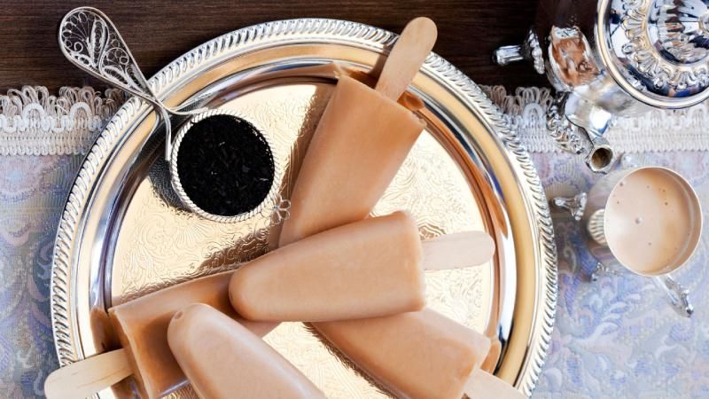 Polos de té negro dulce