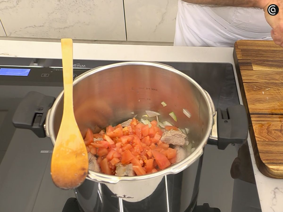 lentejas Lentejas con costilla de cerdo y espinacas - paso 2