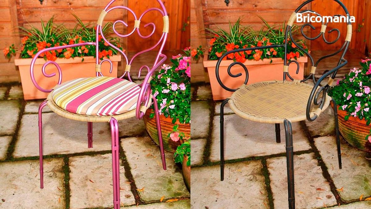Como restaurar una silla de hierro de exterior