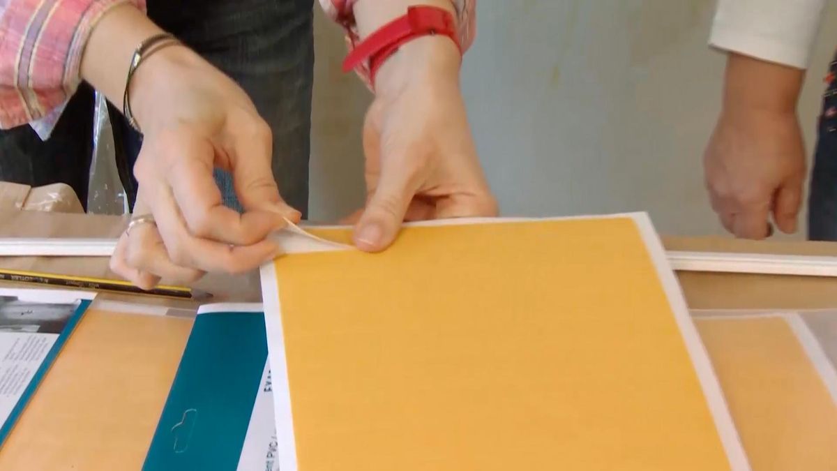 Decogarden 687 revestimiento pared PVC imitacion maderas vintage paso1