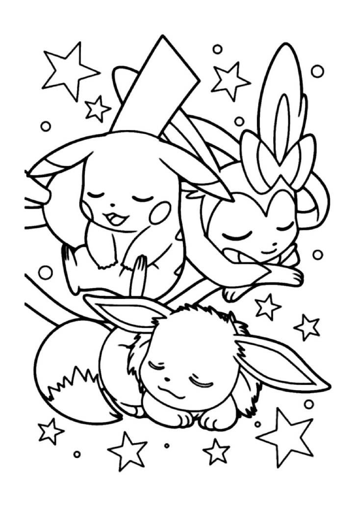 Pokemon para pintar 3