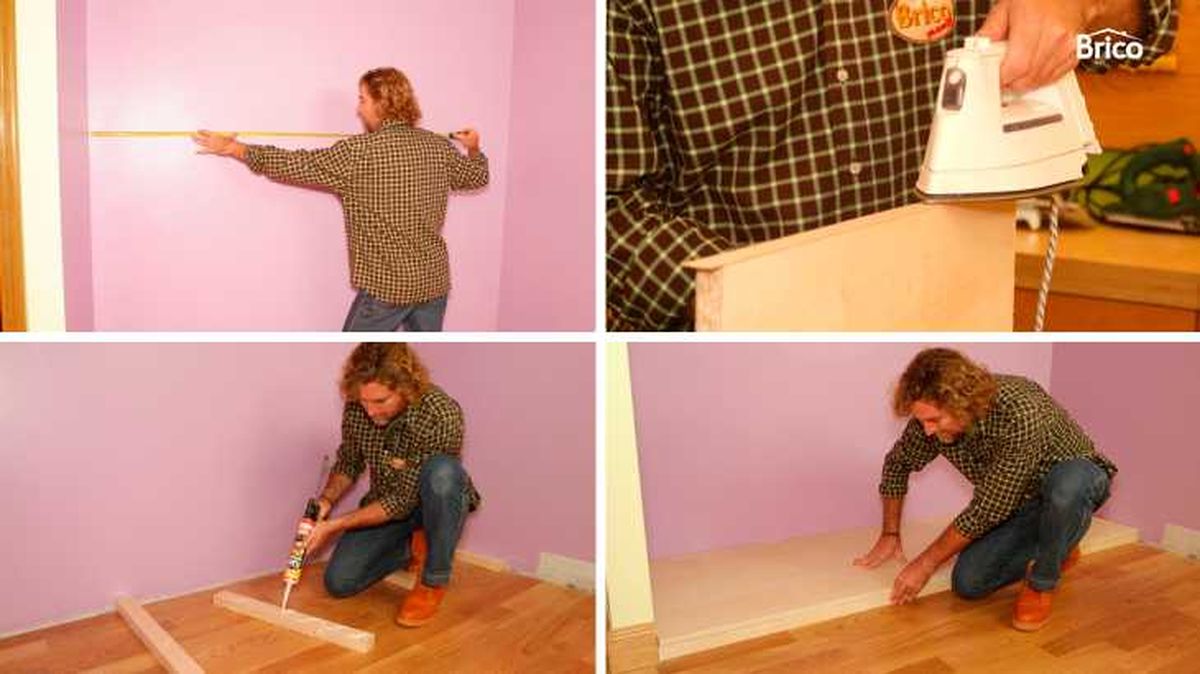 Primeros pasos para hacer el interior de un armario empotrado