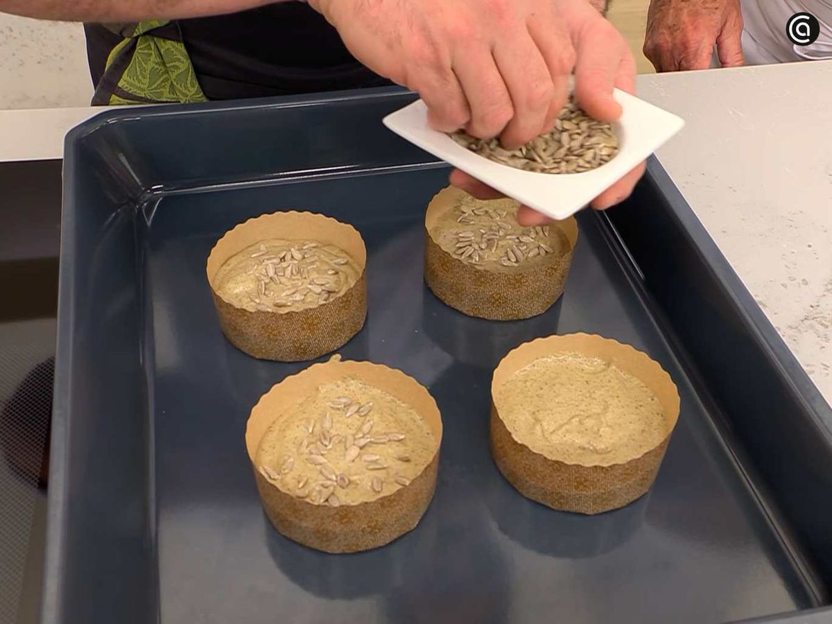 Hornea el pan de chía