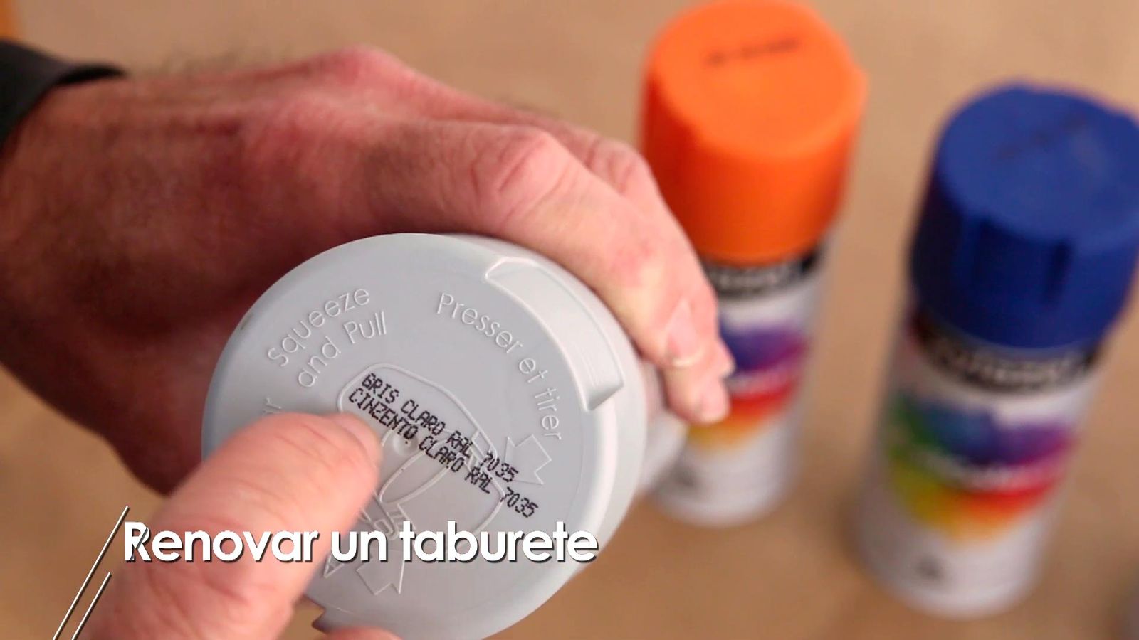 Cómo renovar un taburete paso 3