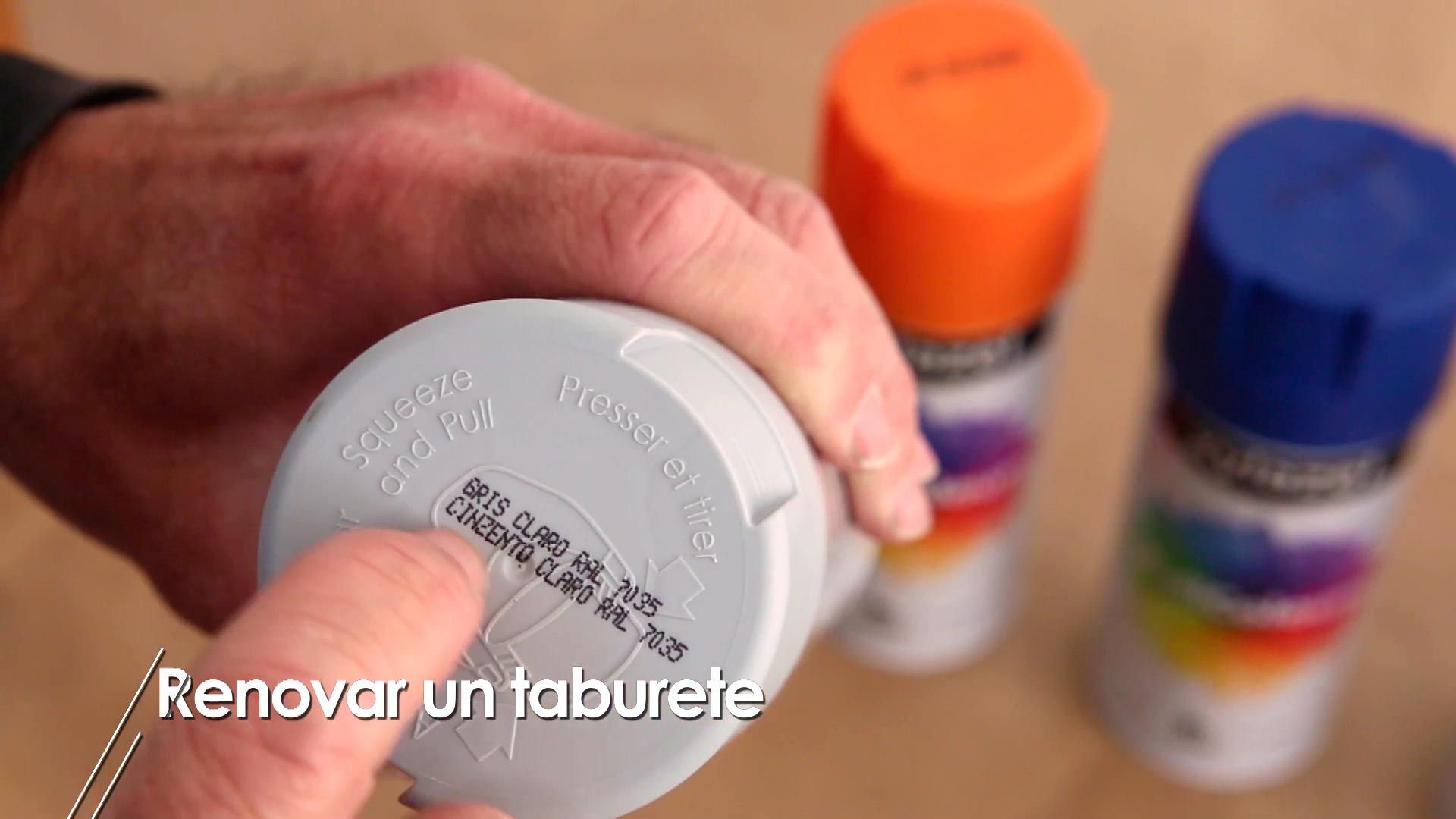 Cómo renovar un taburete paso 3