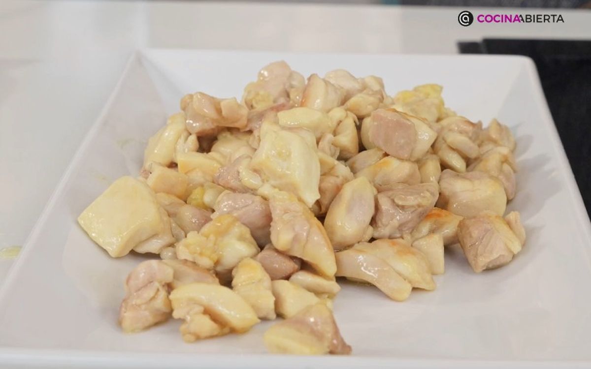 Risotto de pollo - paso 1