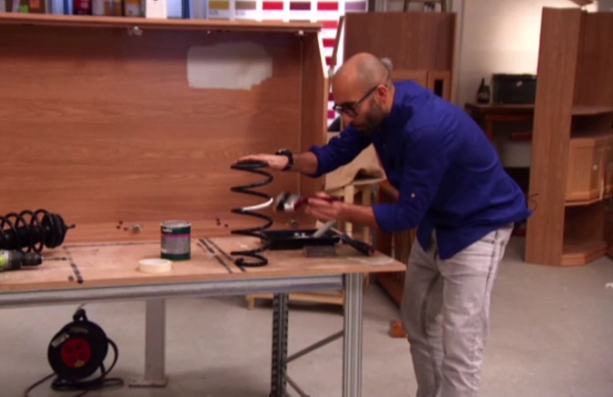 Decorar salón con forma de L   paso 5