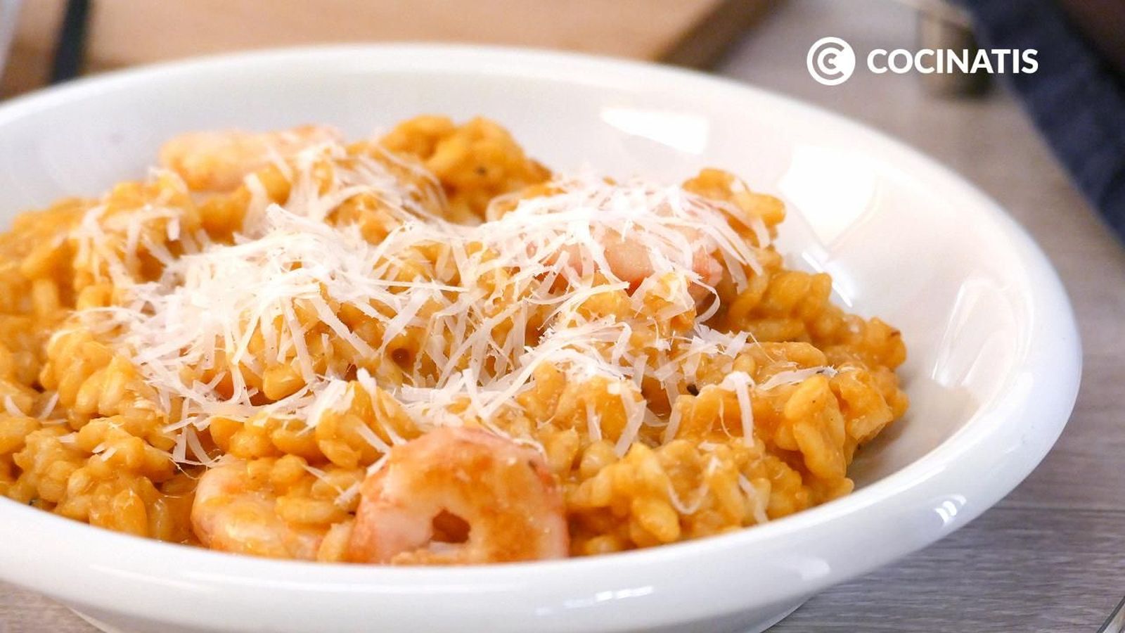 Receta de risotto de gambas