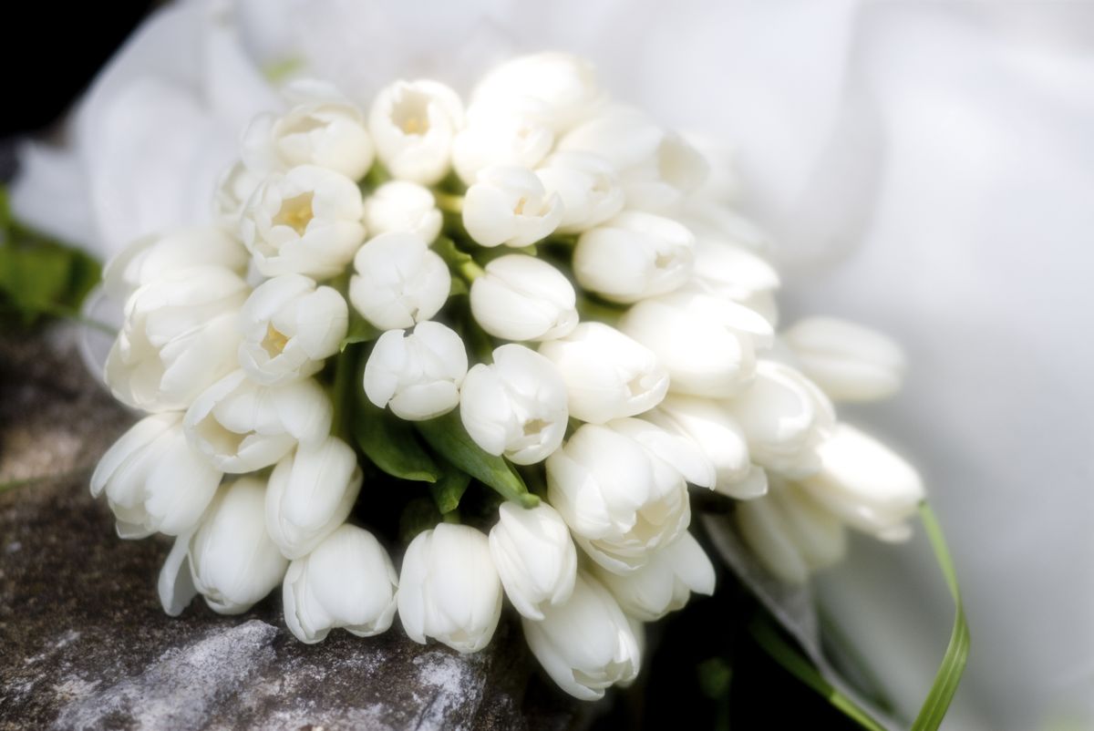 Ramos de novia en tonos blancos 9