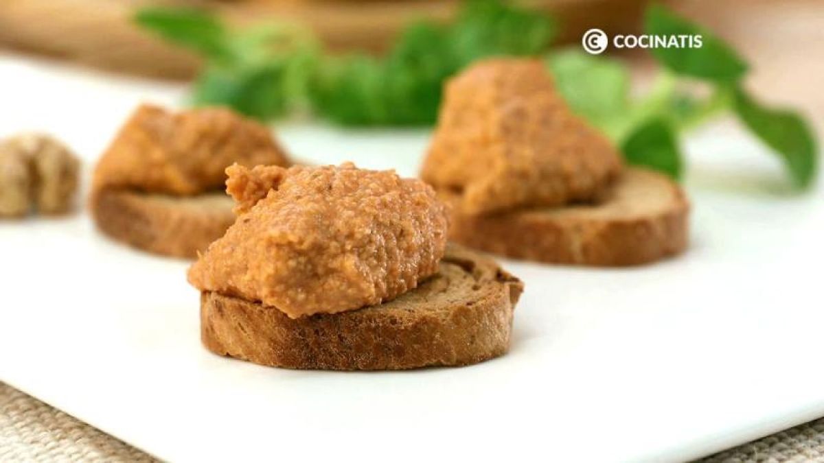 Paté vegetal de pimiento listo para comer