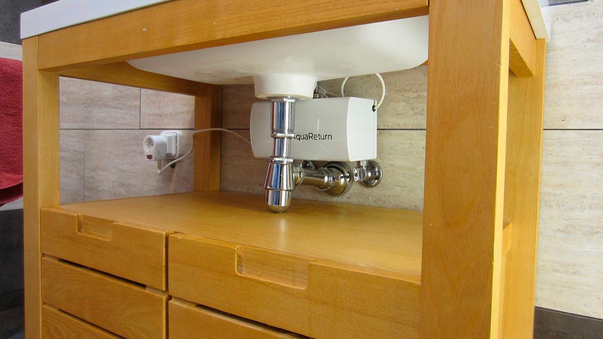 Mecanismo de ahorro de agua paso 9