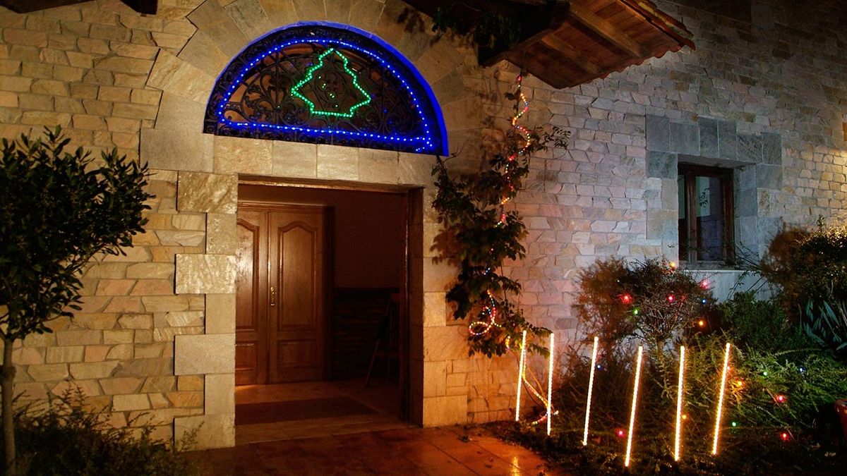 Alumbrado navideño exterior