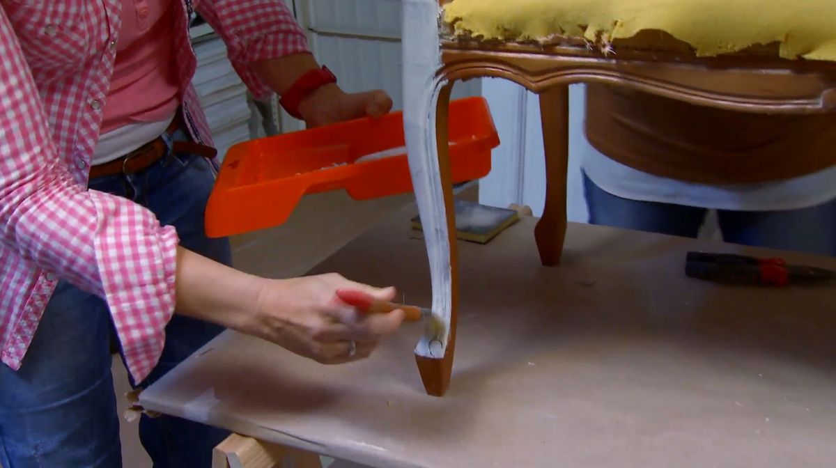 Dormitorio floral en blanco y azul paso 7