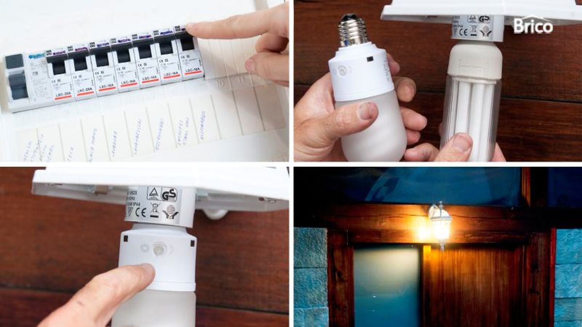 Pasos para cambiar una bombilla