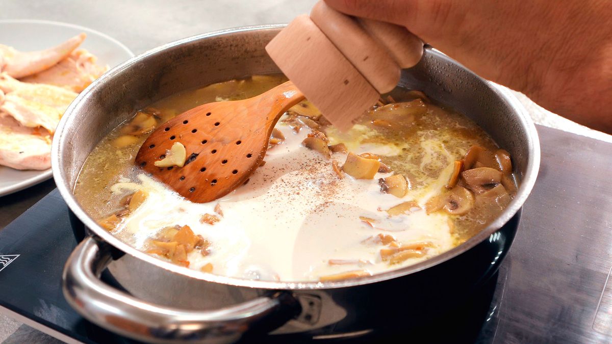 Pechugas de pollo a la sidra   Paso 4