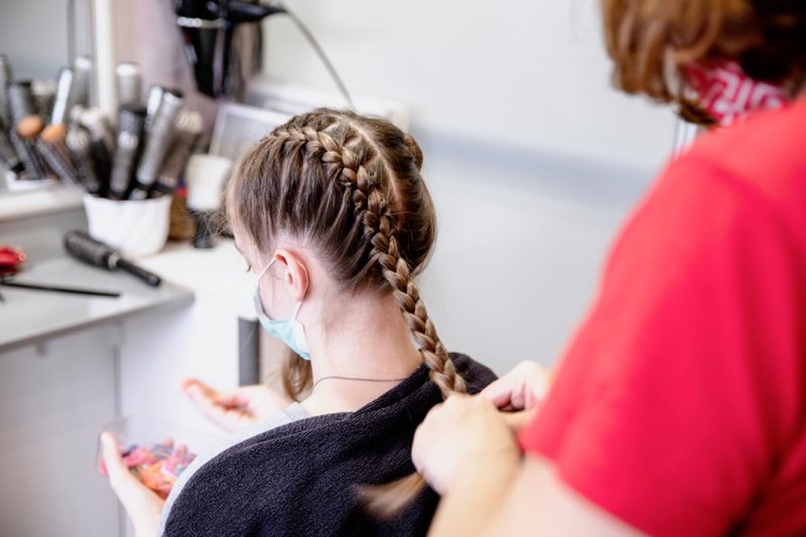 Las trenzas de boxeadora, se trenzan hacia dentro