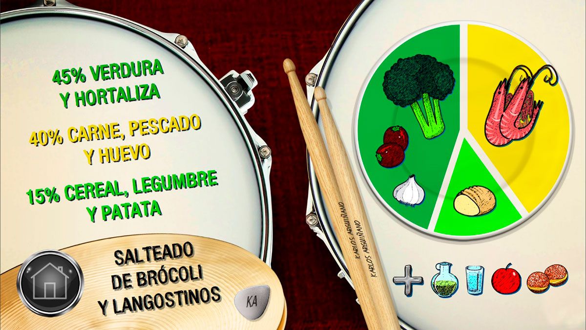 salteado brocoli plato