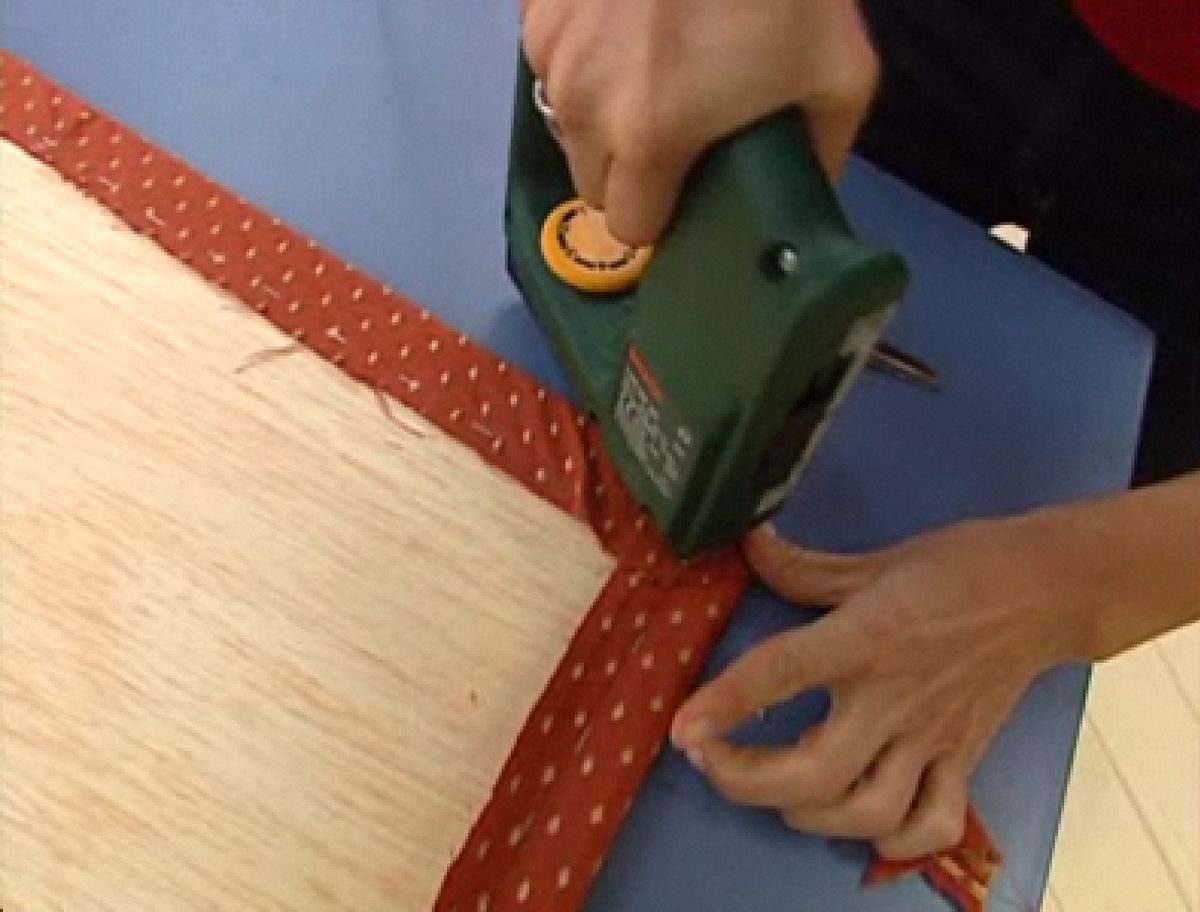 Cómo entelar un armario p3