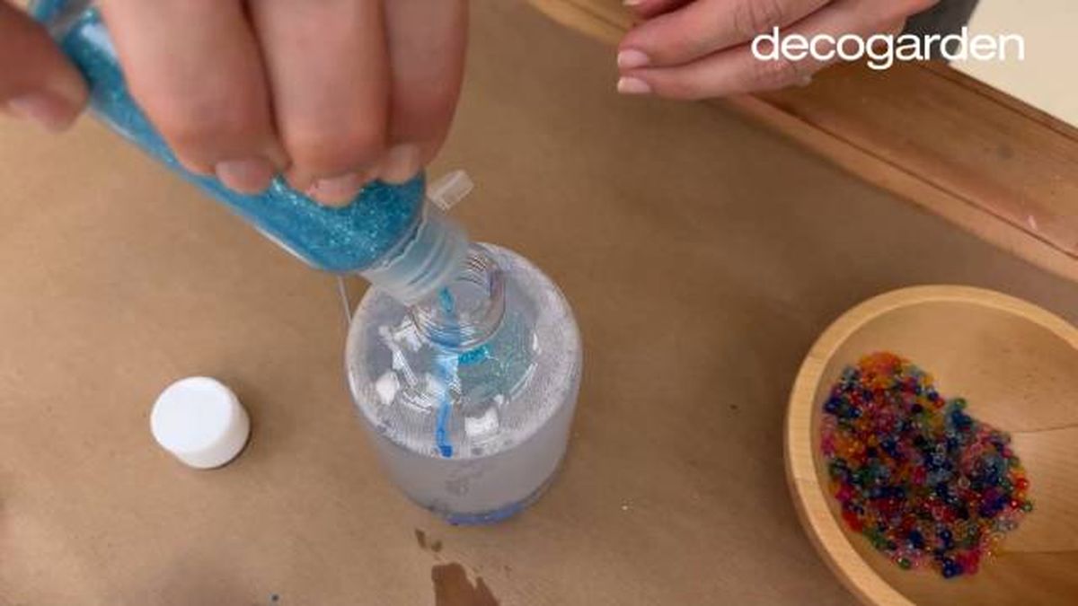 botellas sensoriales bebes paso 6