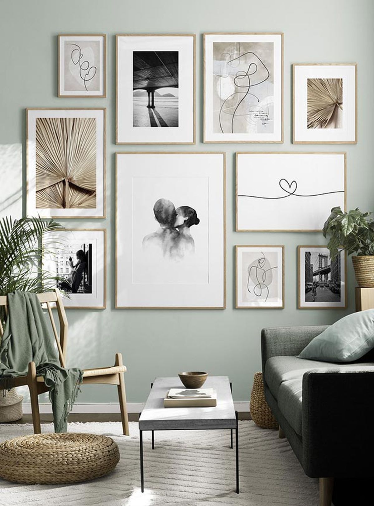 Ideas eficaces para decorar la pared principal del salón 4