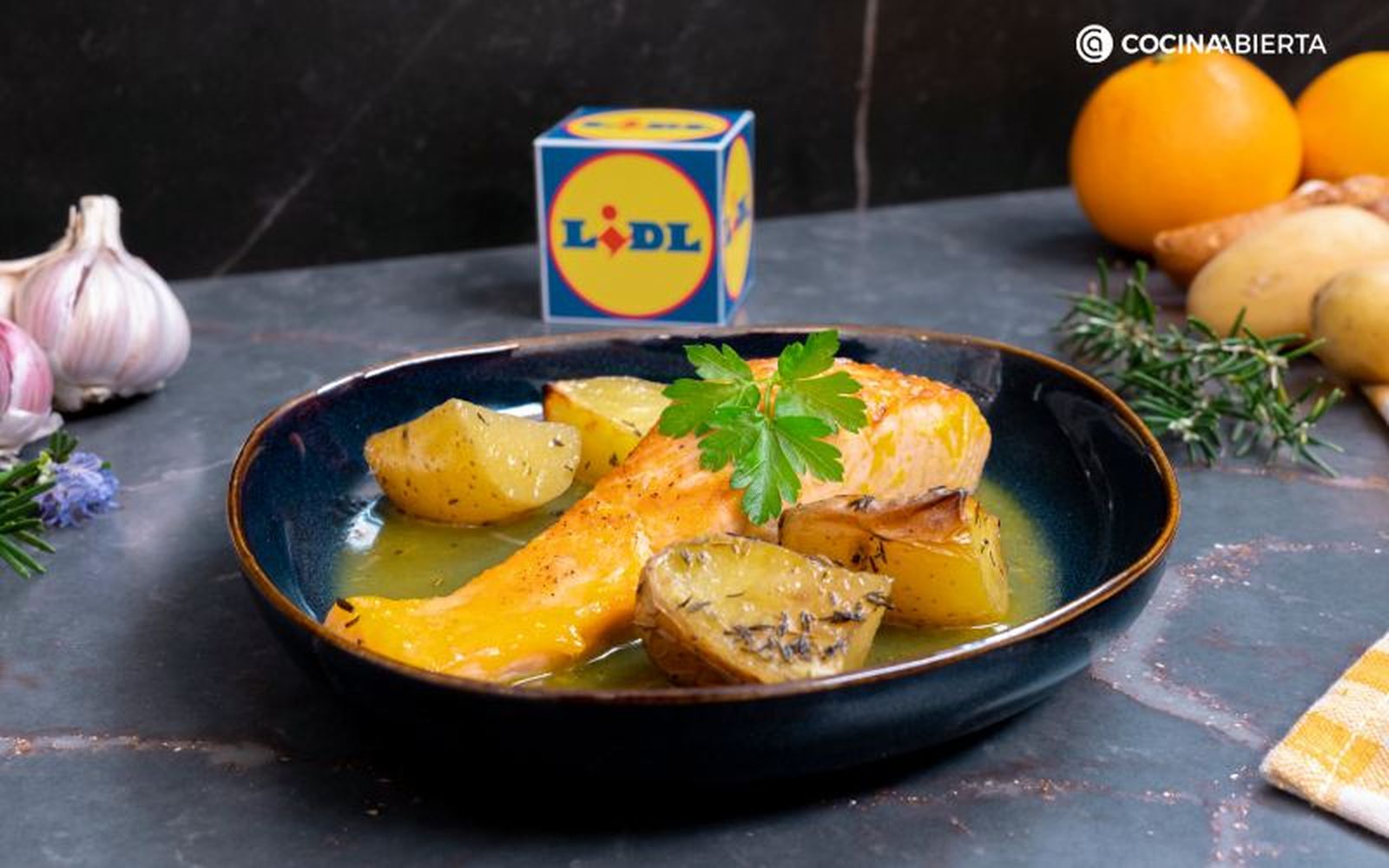 Salmón a la naranja - paso 4