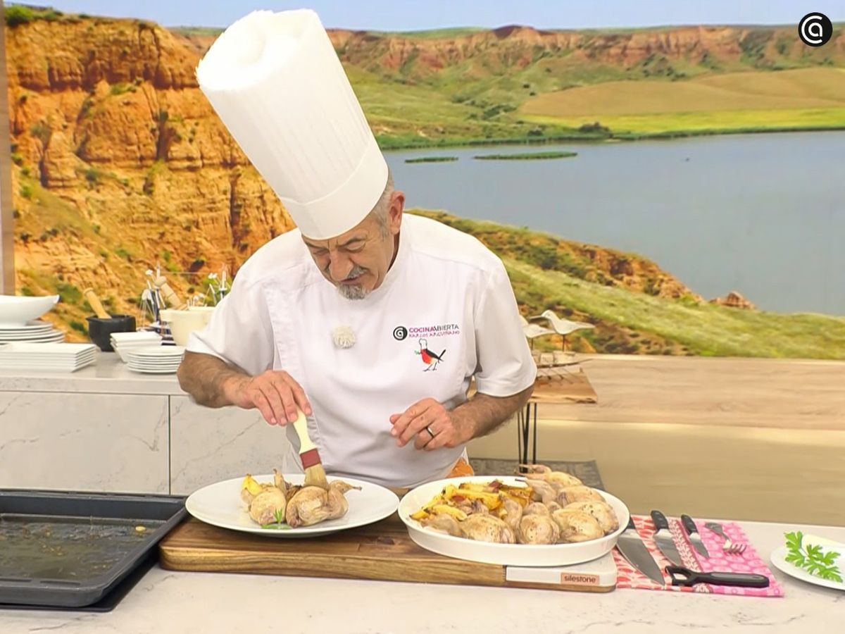 Codornices al horno con patatas y panceta - paso 3