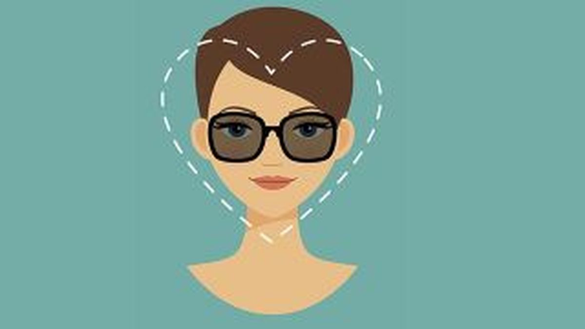 Gafas de sol para rostro corazón