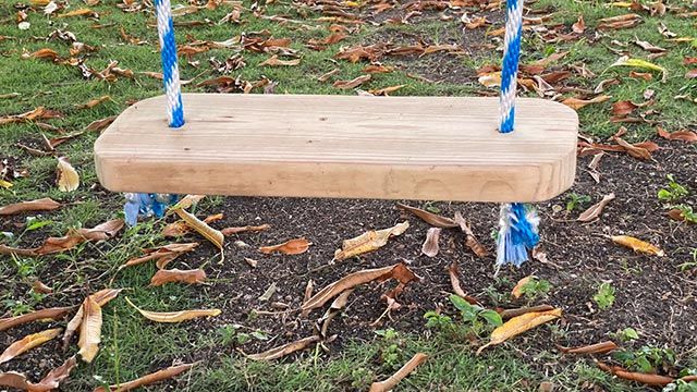 como hacer un columpio casero tabla
