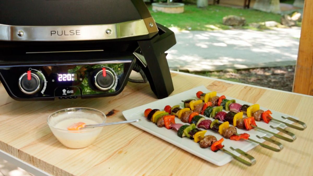 Brochetas de verduras en barbacoa   Paso 5