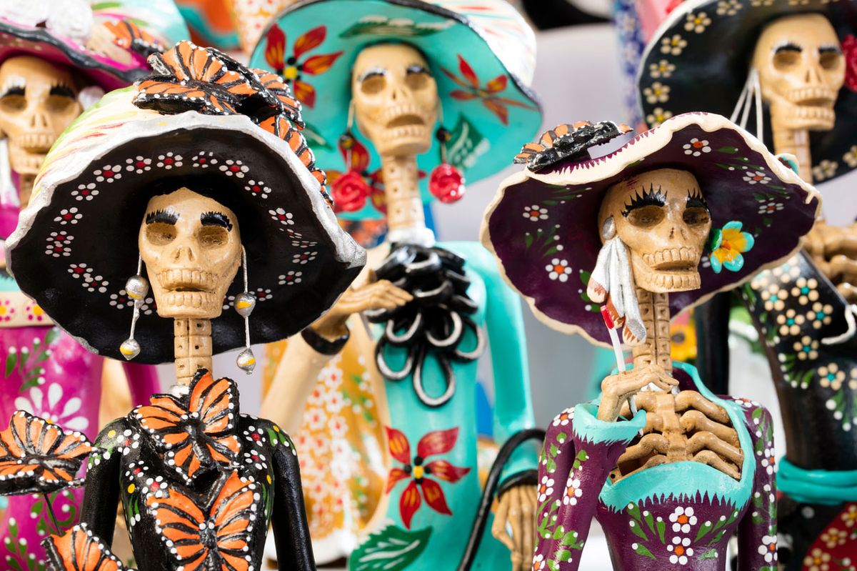 artesania dia de muertos mexico catrina