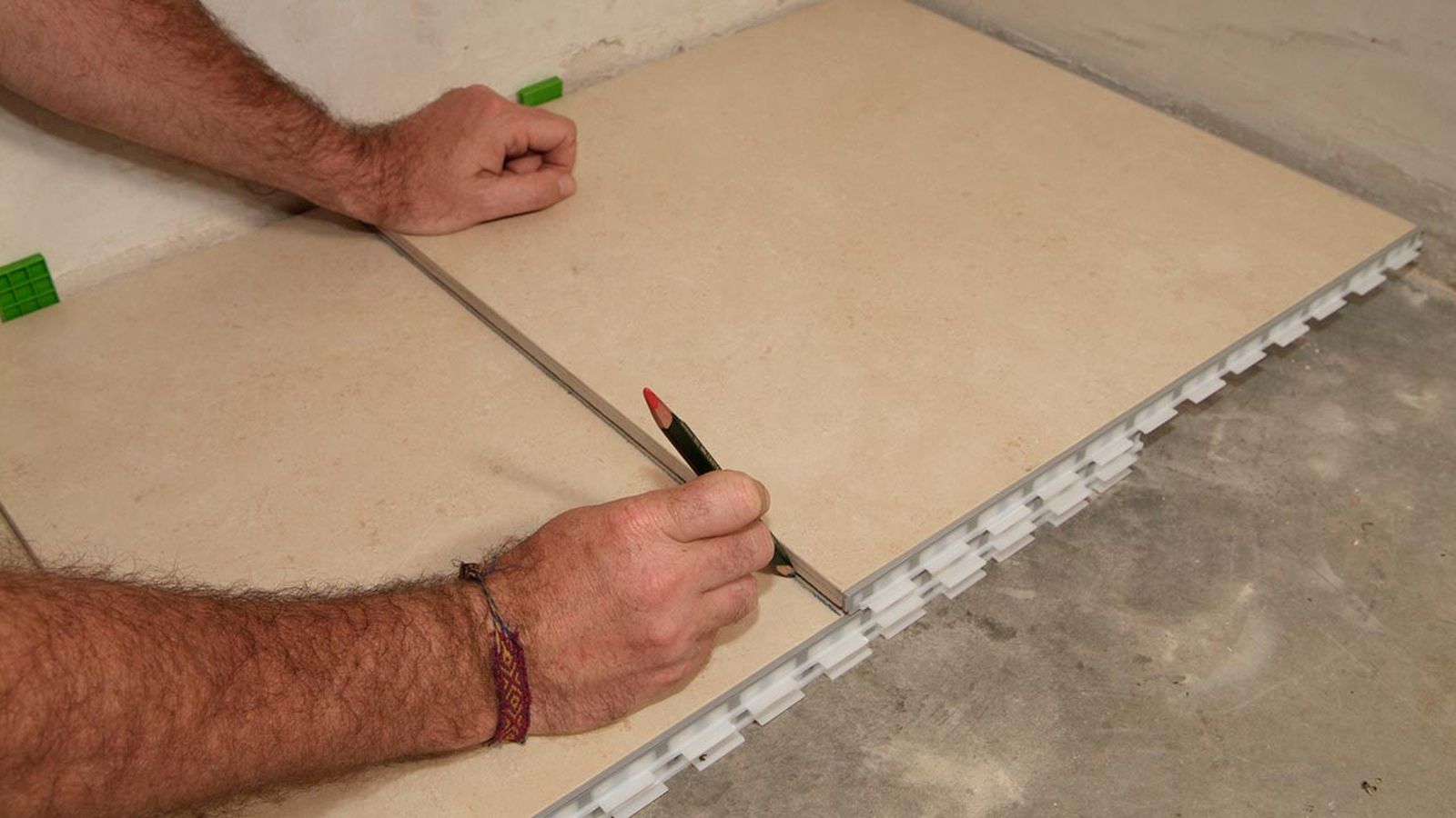 Revestir suelo con gres sin obra paso 8