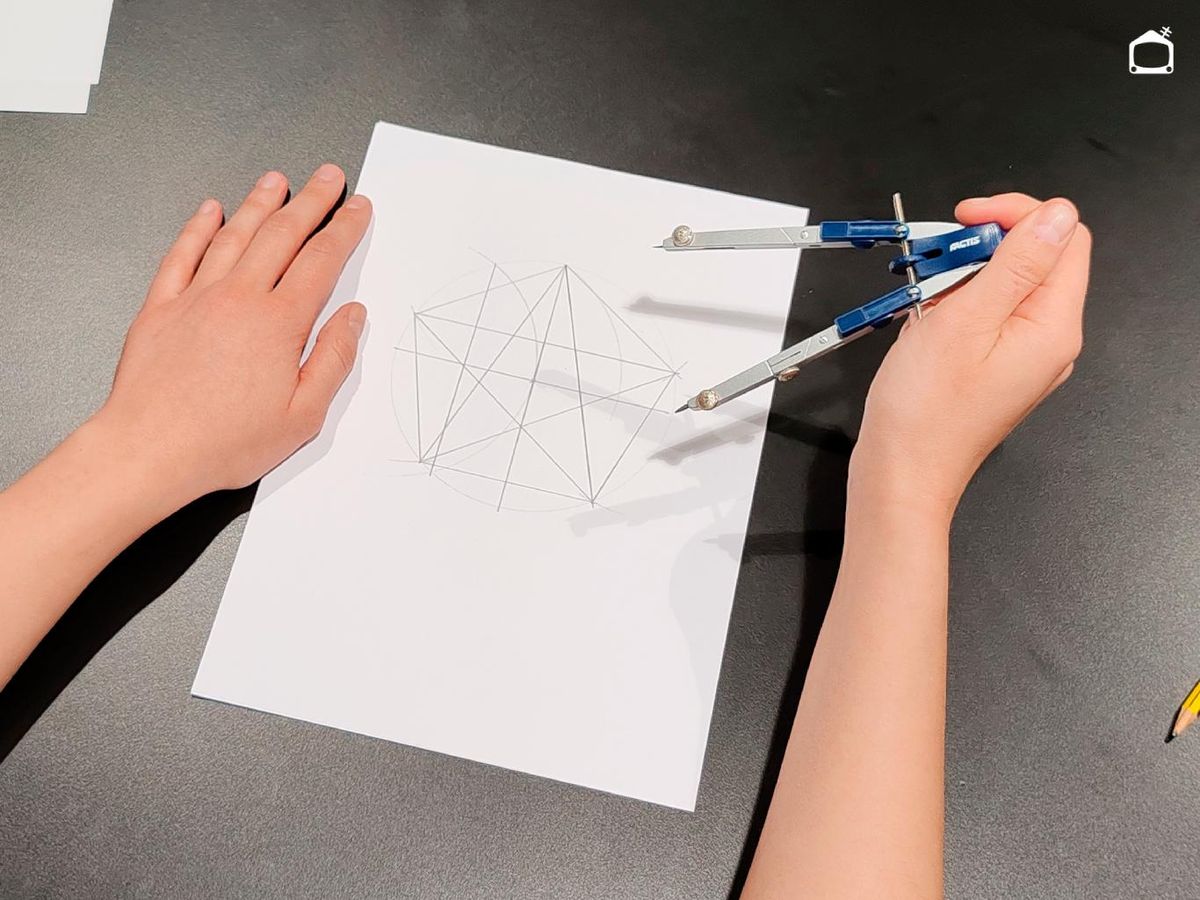 Estrella de cinco puntas.