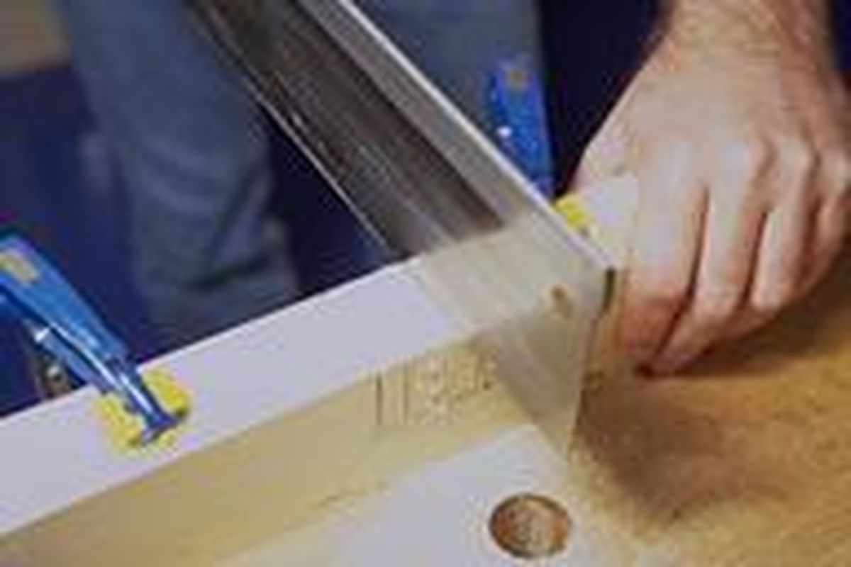 Hacer un árbol de Navidad de madera paso 3