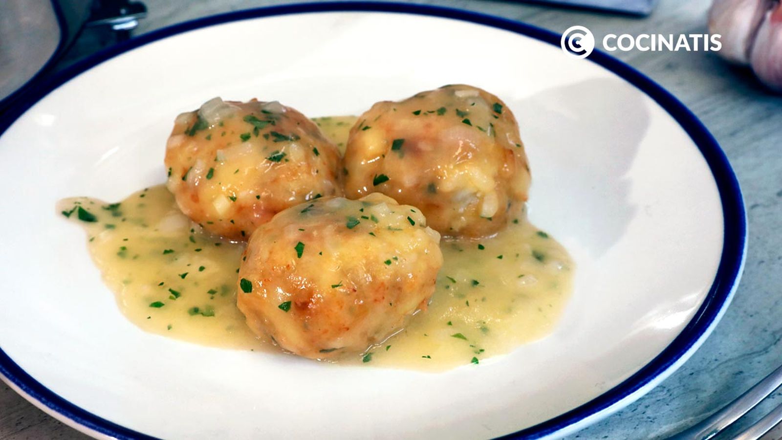 Receta de albóndigas de bacalao