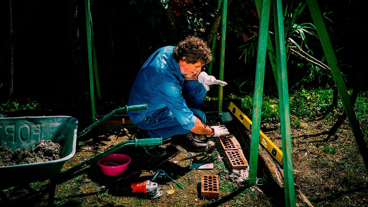 Cómo hacer un muro con ladrillo caravista paso 3