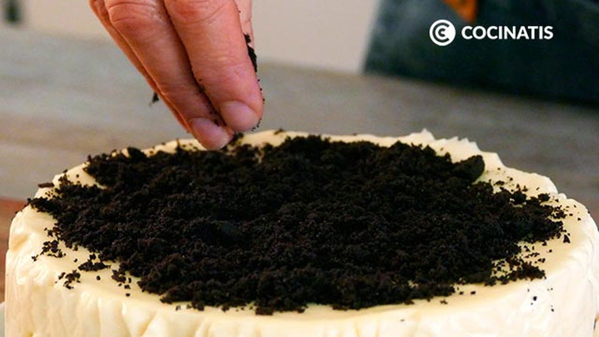 Receta de tarta de Oreo casera  paso 6