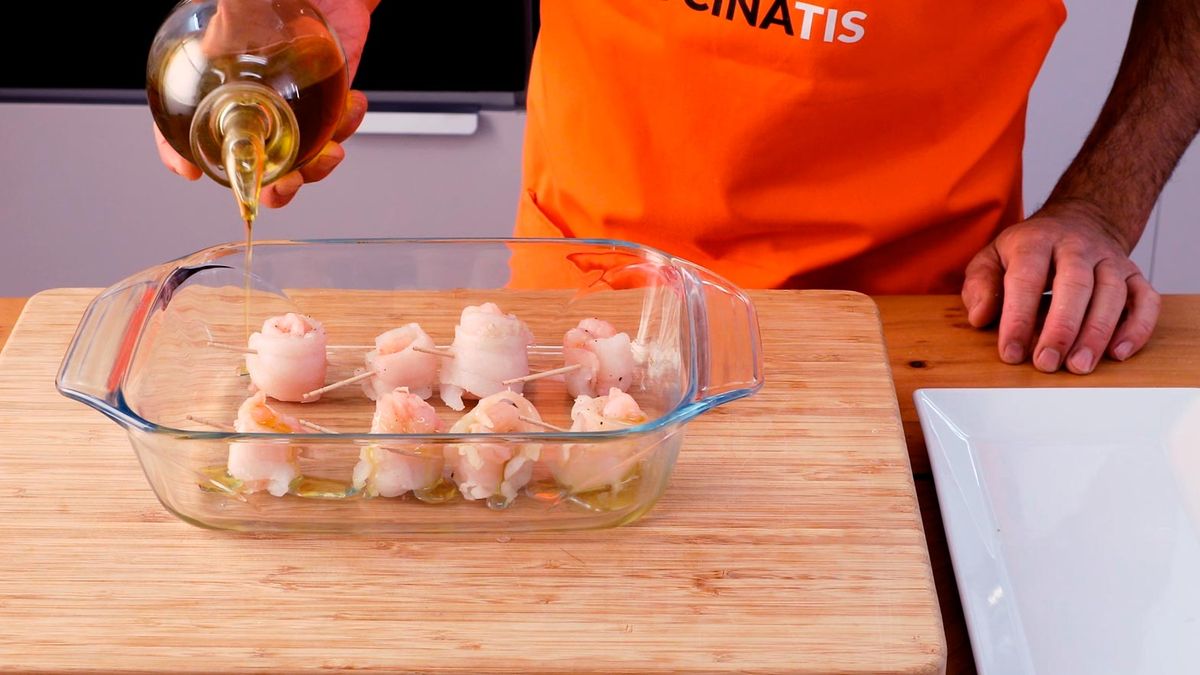 Receta de popietas de gallo al azafrán   paso 4