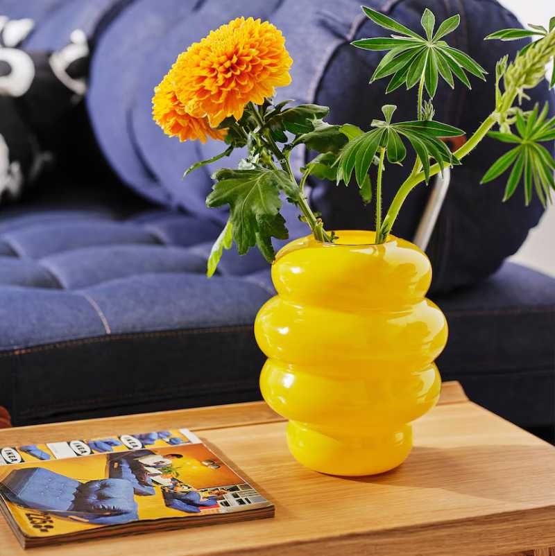 Jarrón amarillo KÄLLARHAL.