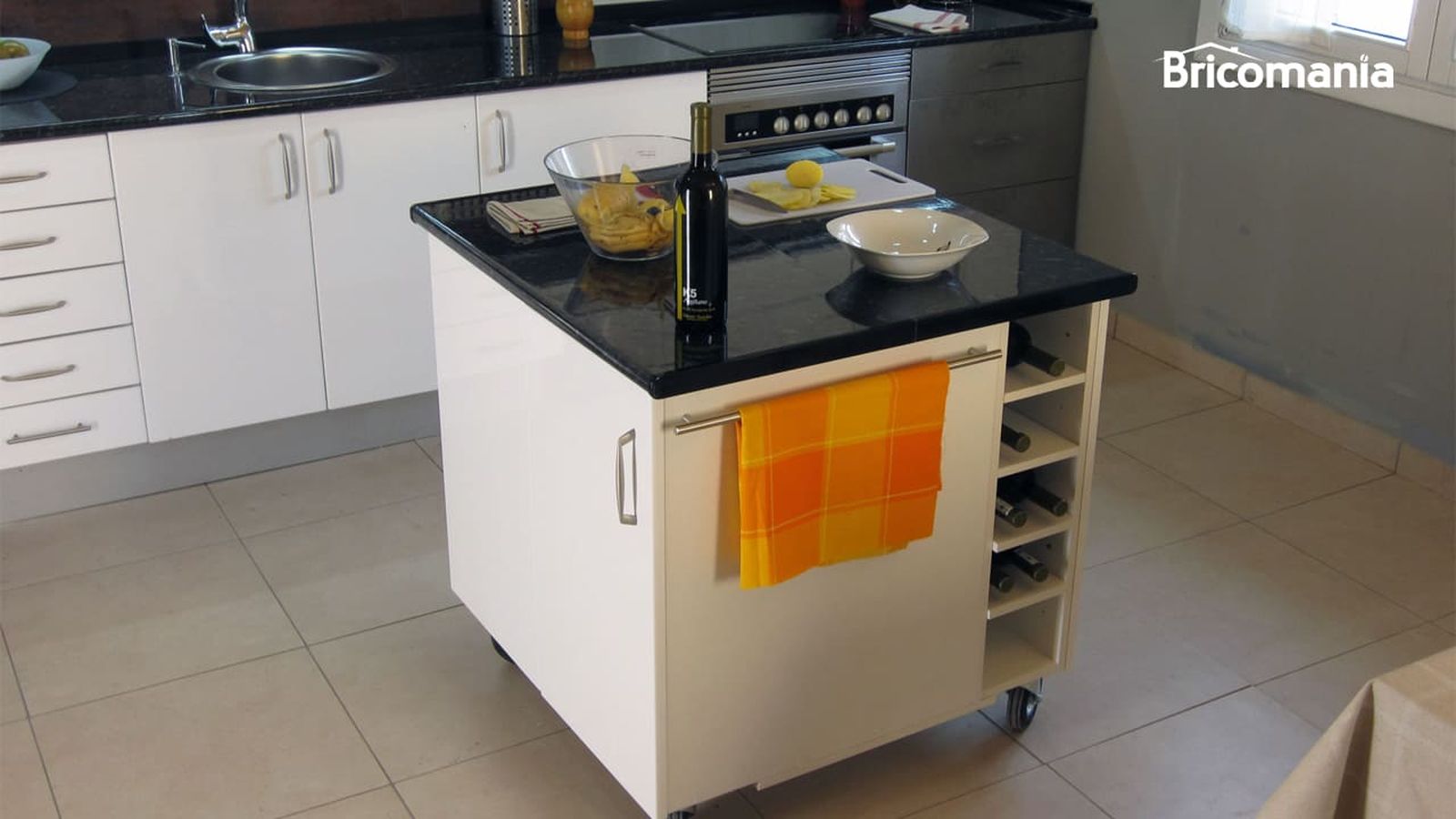 isla cocina con ruedas xl