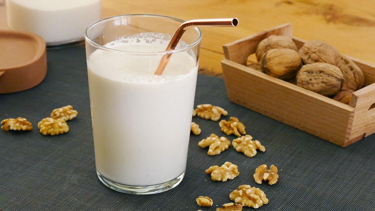 Receta de bebida vegetal de nueces